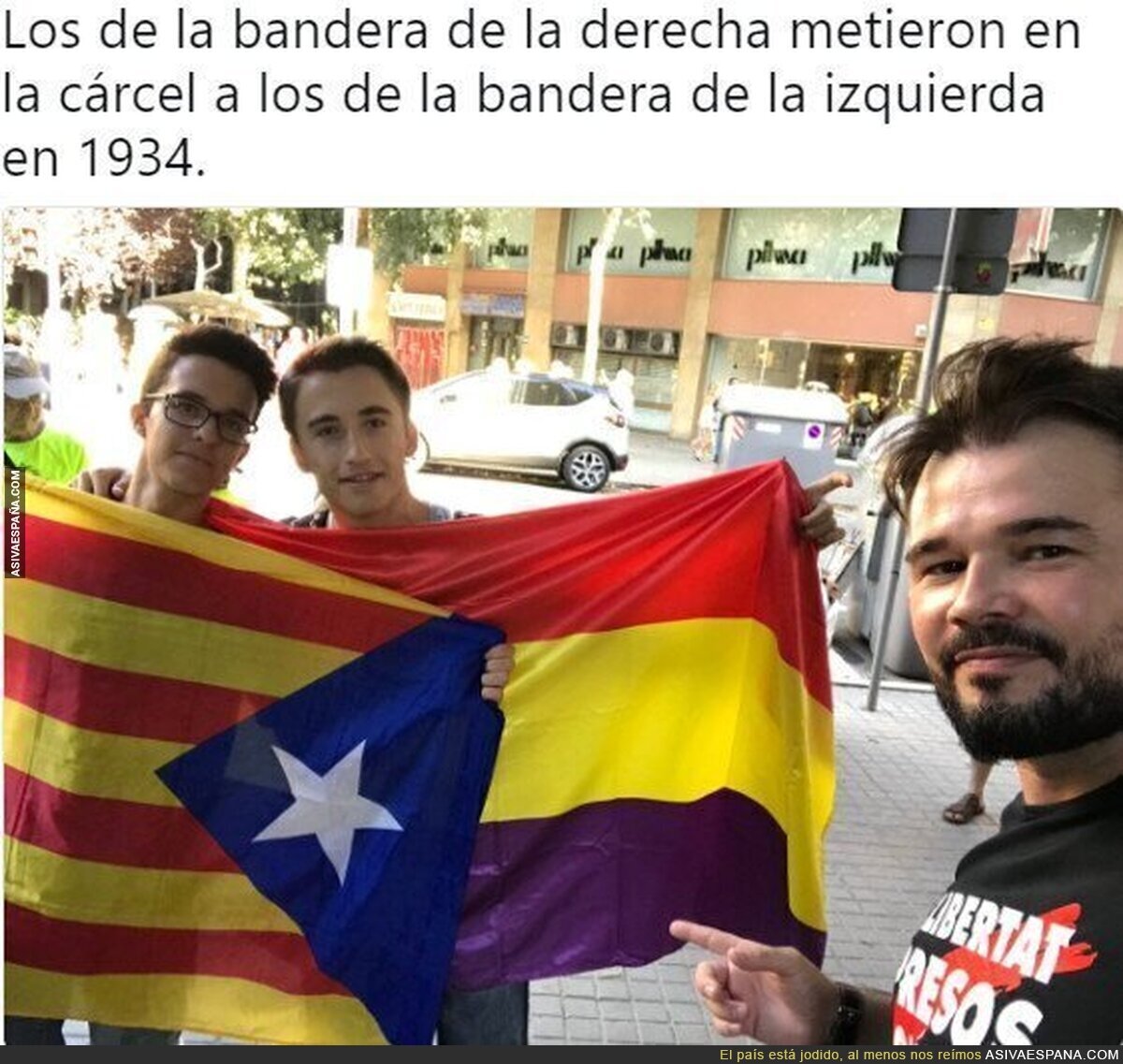 Cuando no atiendes en clase de historia, pero apoyas cosas sin saber nada