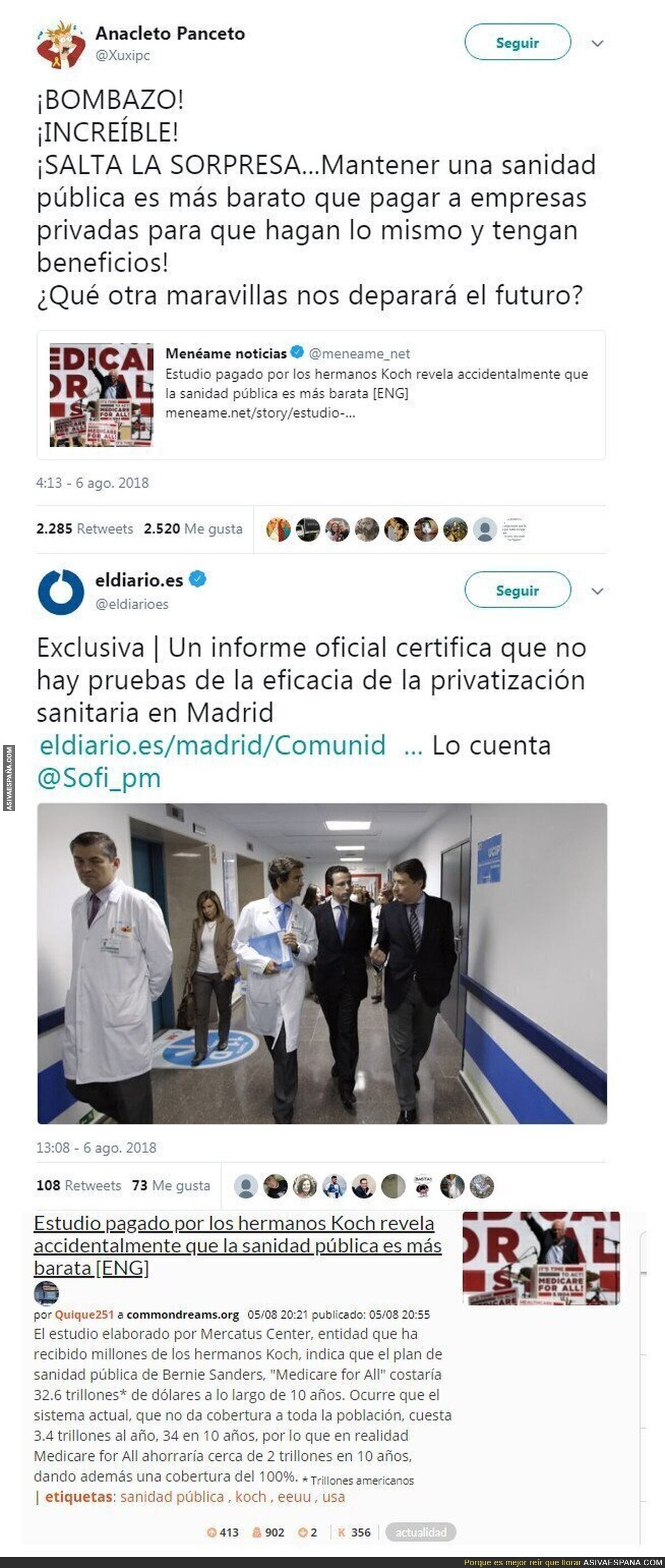 Y aún así nos la quieren privatizar