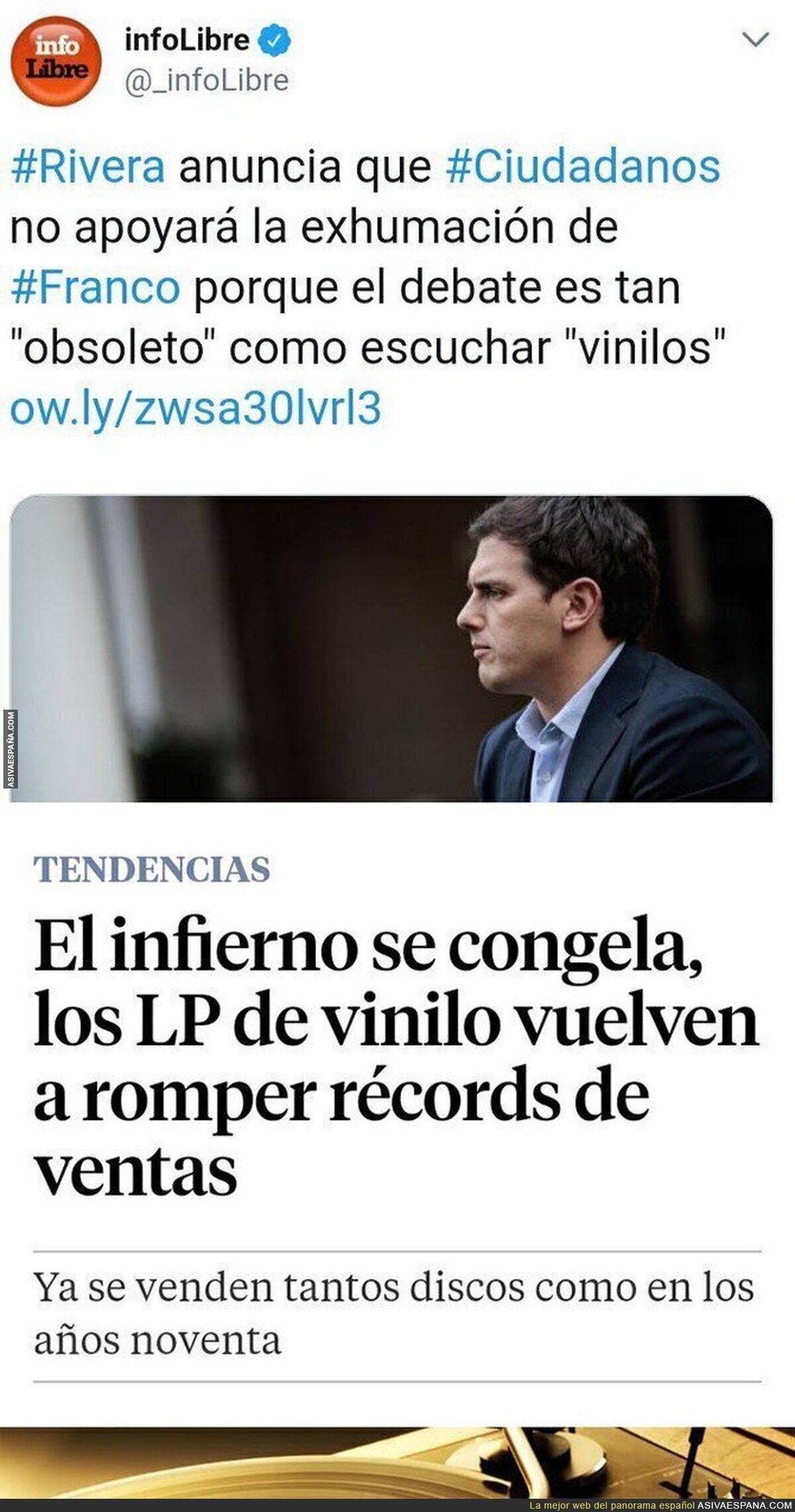Albert Rivera miente hasta en lo más absurdo