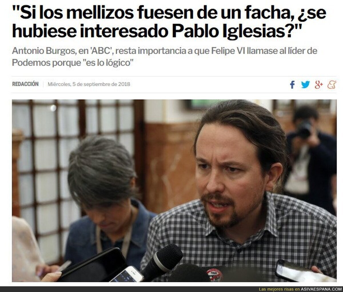 Antonio Burgos, el ABC y el periodismo