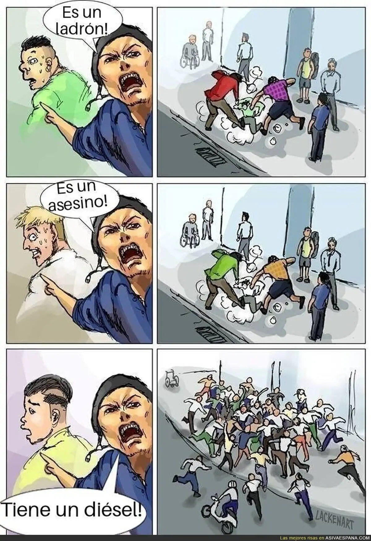 Repartiendo palizas