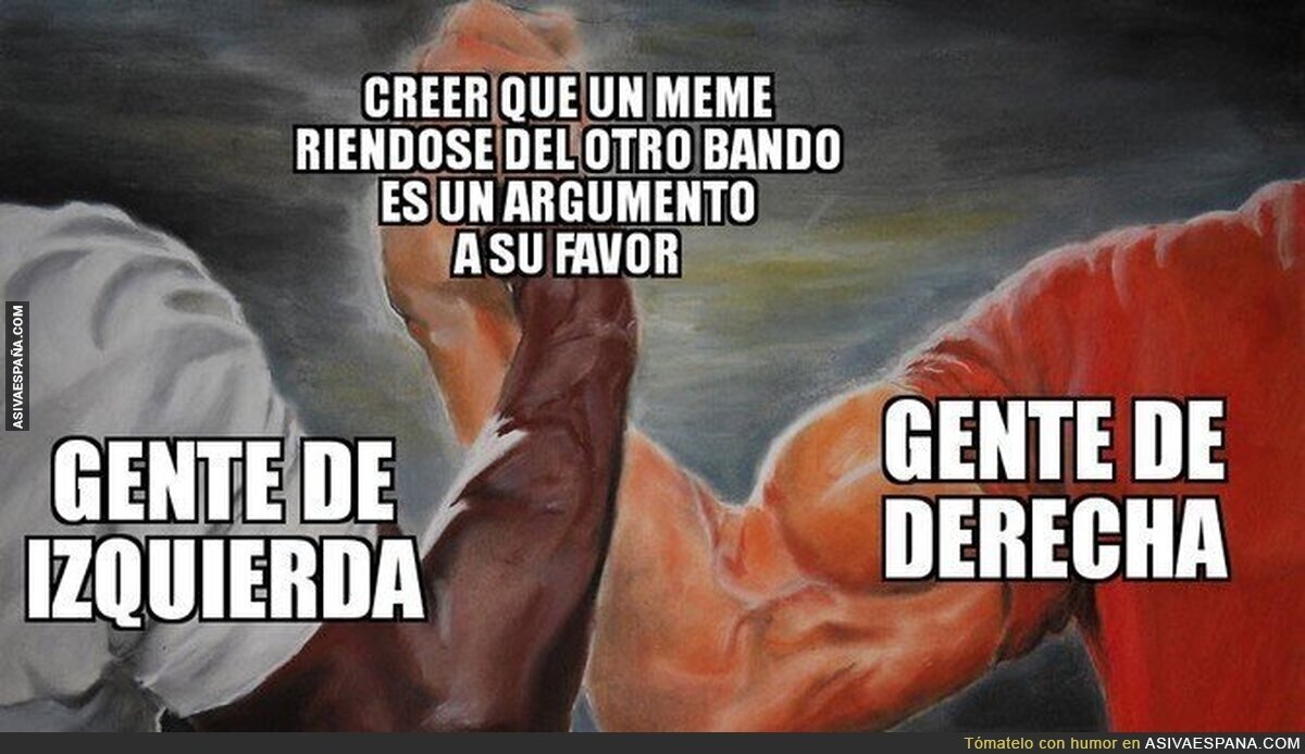 Solo es humor si critica a los del otro bando