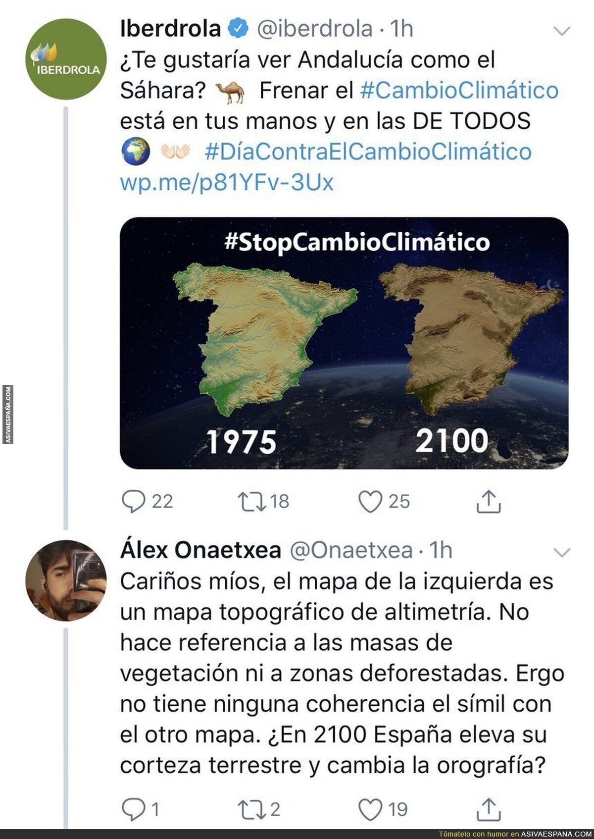Iberdrola debería revisar mejor los mapas que usa