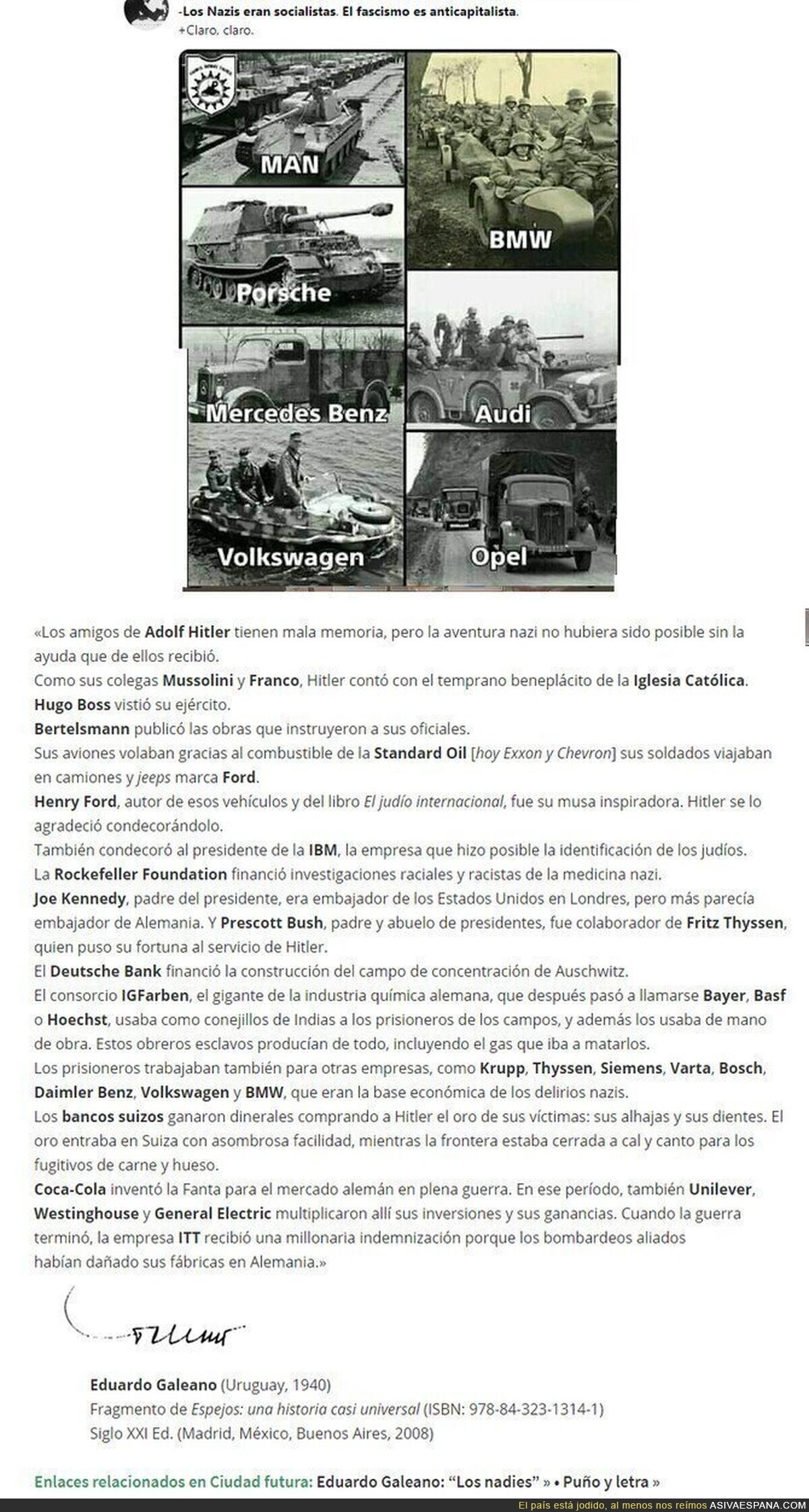 El fascismo es una herramienta desesperada del capitalismo