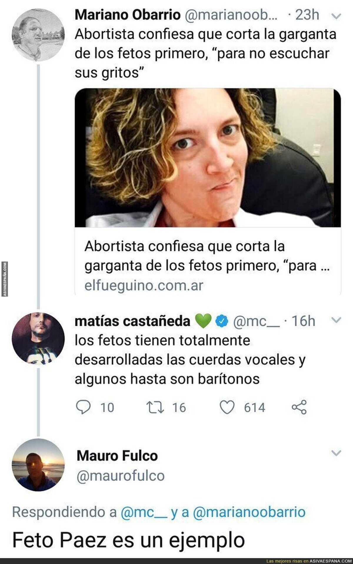 El método de una abortista con los bebés y la respuesta épica que recibe la noticia