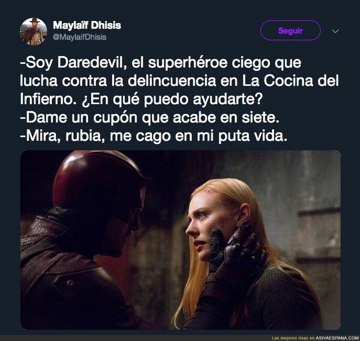 Cuando confundes a Daredevil con un trabajador de otro oficio