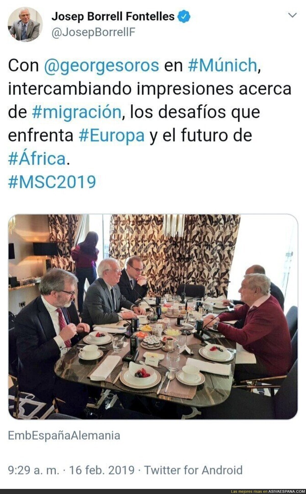 Borrell, cuidado con él