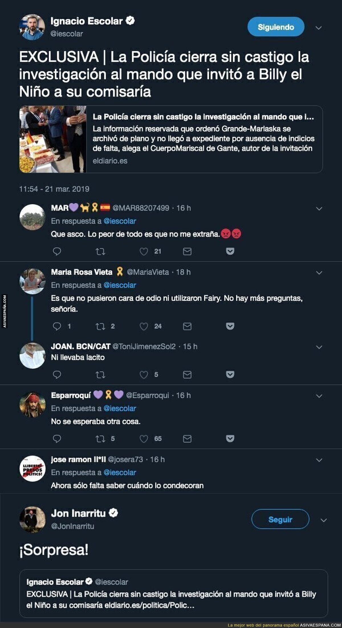 Todo muy normal en la Policía