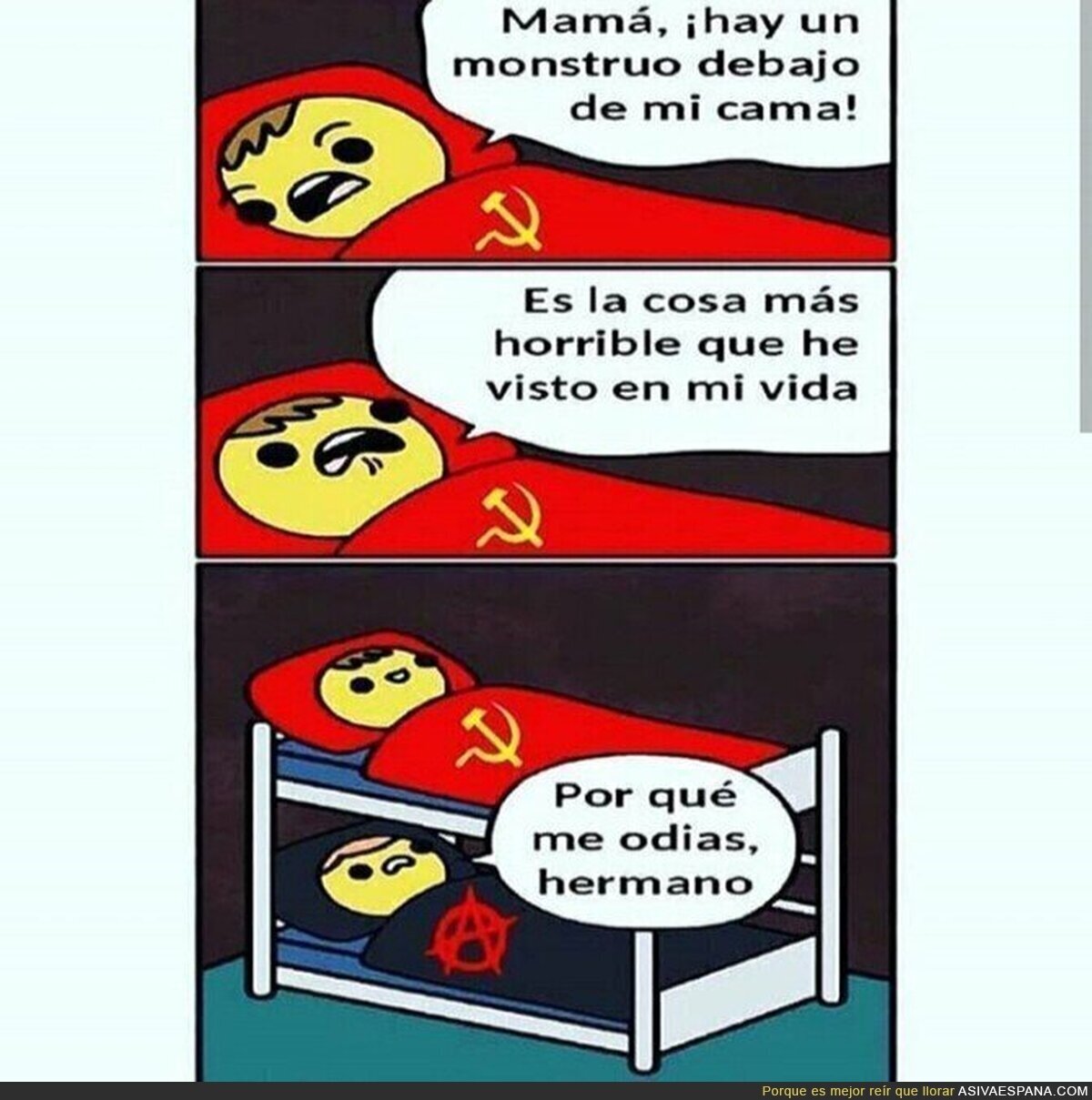 Que horrible por el amor de Lenin...
