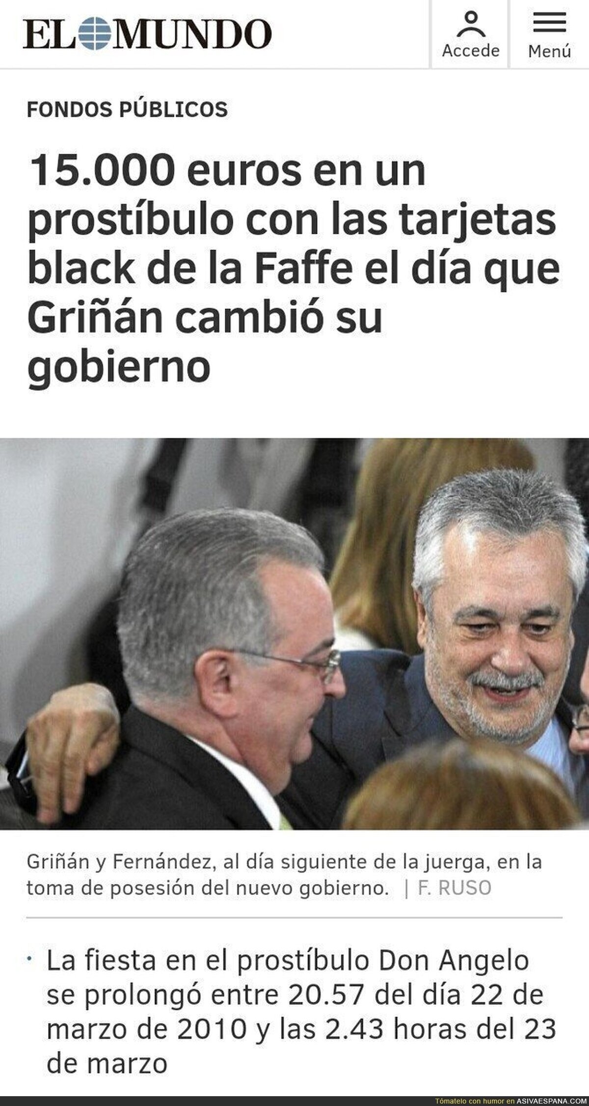 La corrupción en el PSOE no acaba nunca