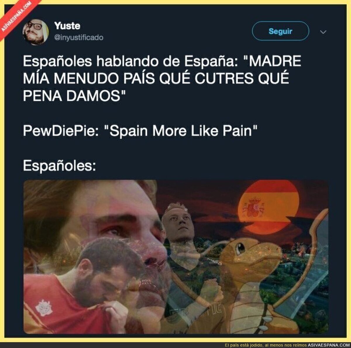 España está unida cuando nos ataca Pewdiepie