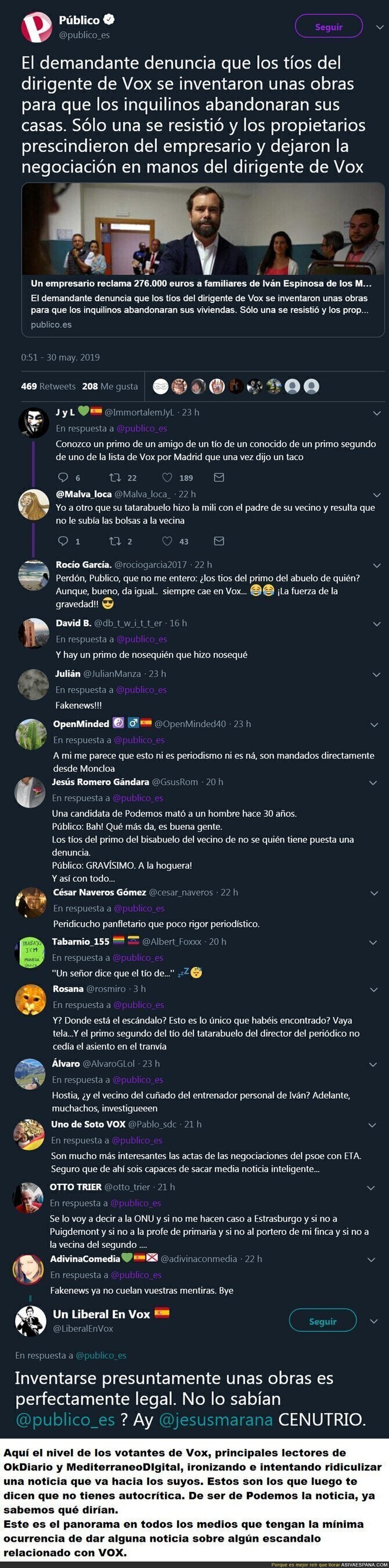 Los que piden al resto que agachen la cabeza de vergüenza