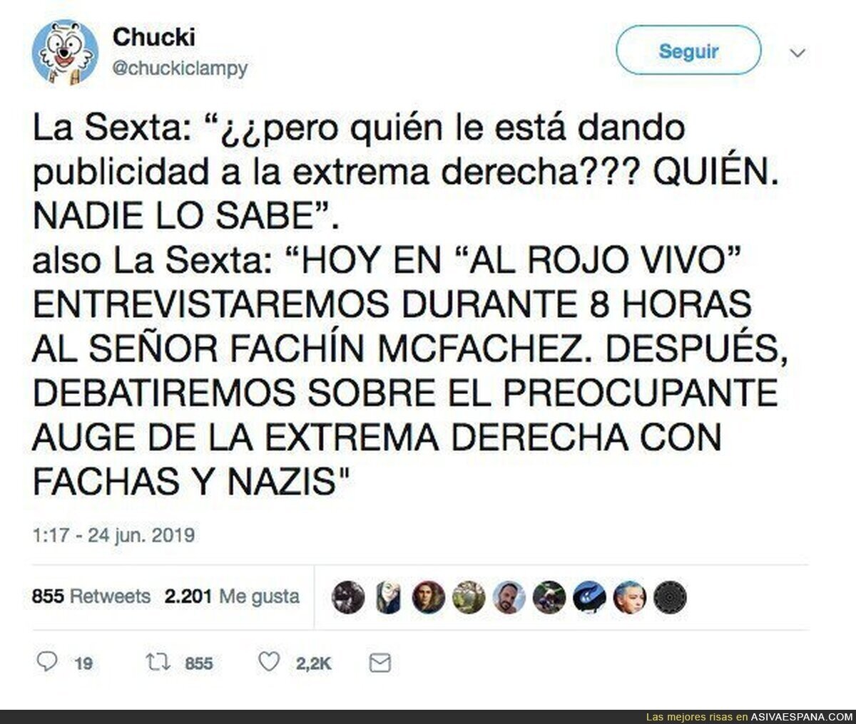 No sé de que se extraña Ferreras...