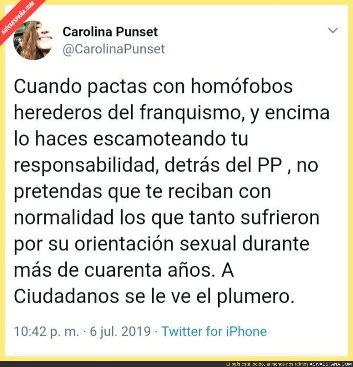 Cuando no sabes hacer nada productivo y tienes que comer