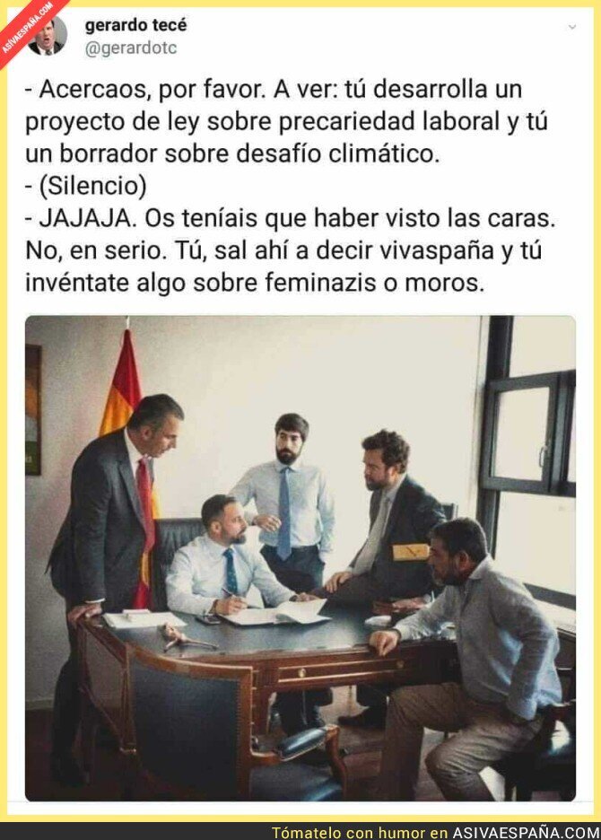 Asi Va Espana Santiago Abascal Es Un Cachondo Total Explicamos lo que es, lo que significa y lo que quiere decir cada cosa. santiago abascal es un cachondo total