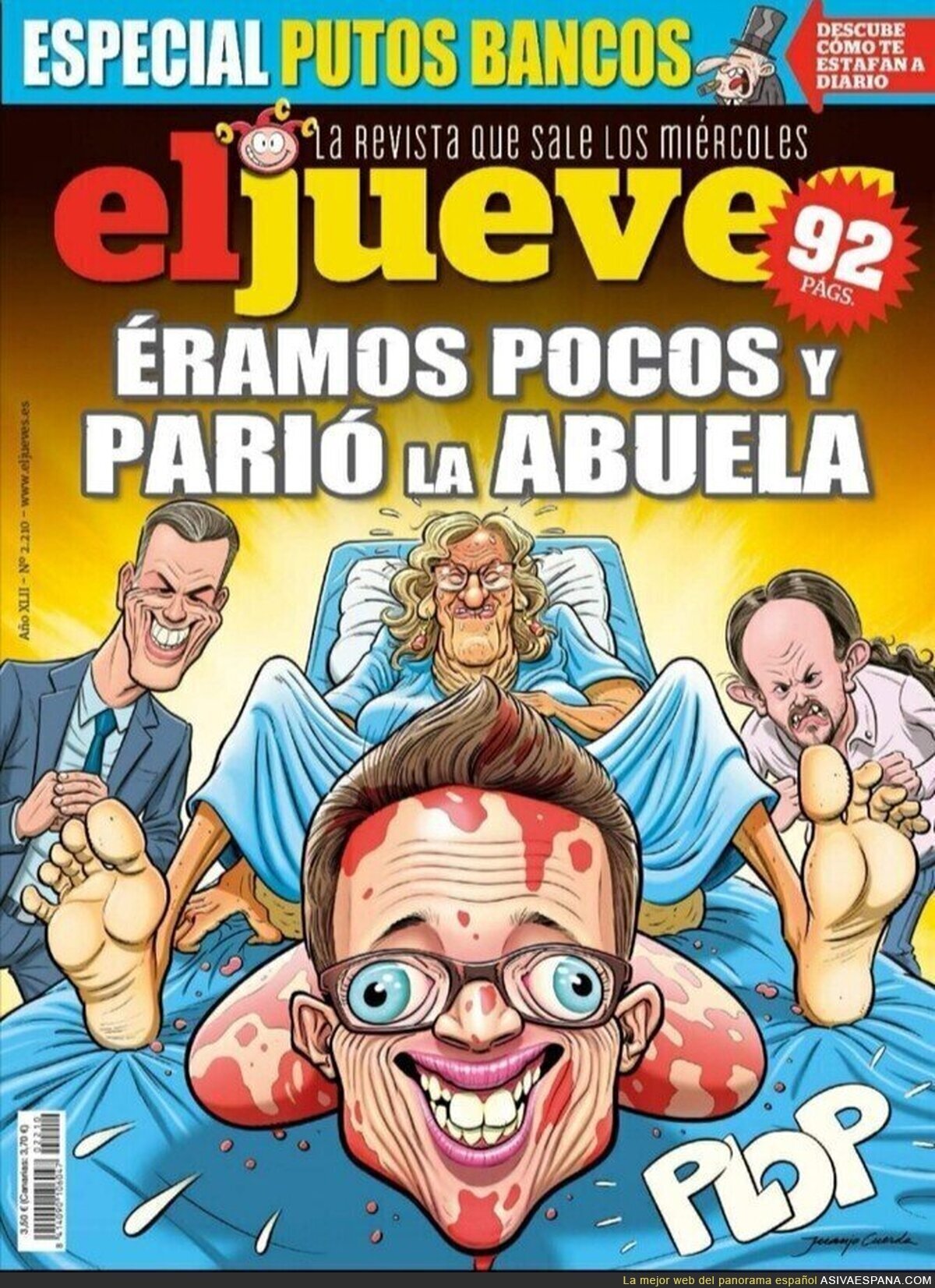 Divididos, pero con humor