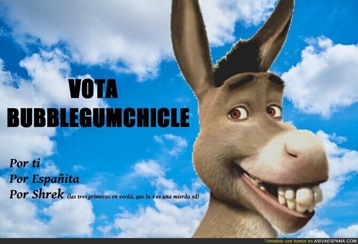 El próximo 10 de noviembre, vota Bubblegumchicle ❤