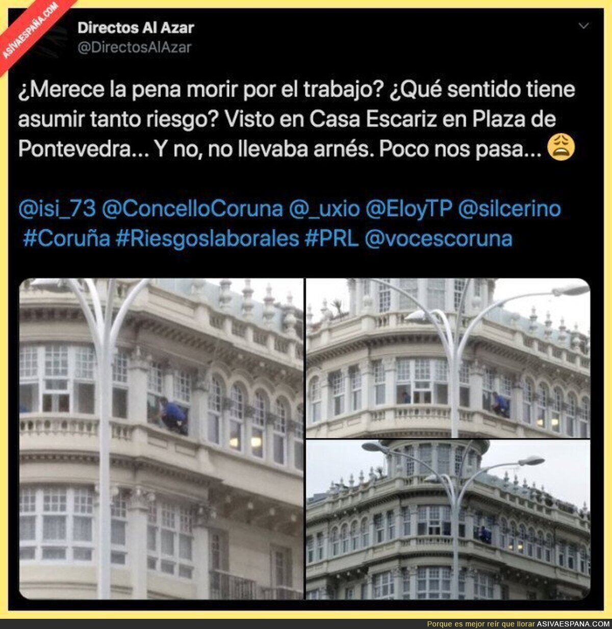Lo que llegan a arriesgar su vida algunos...
