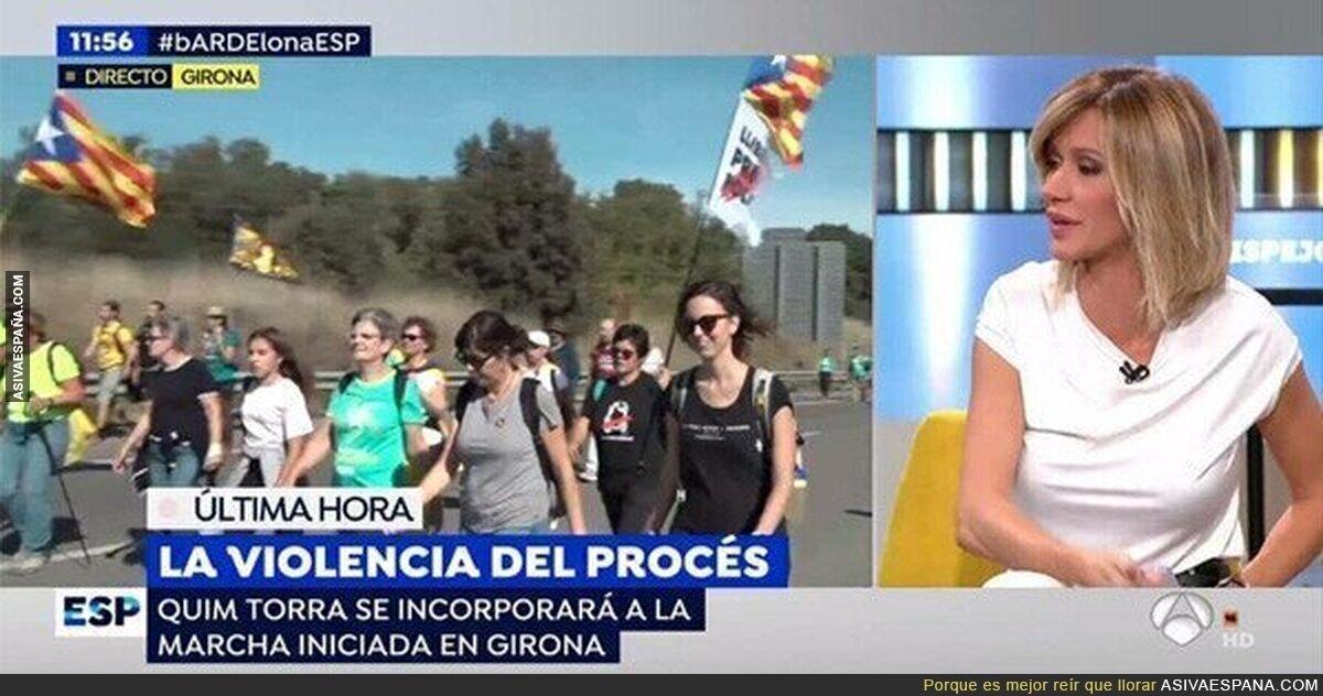 Gente paseando es violencia