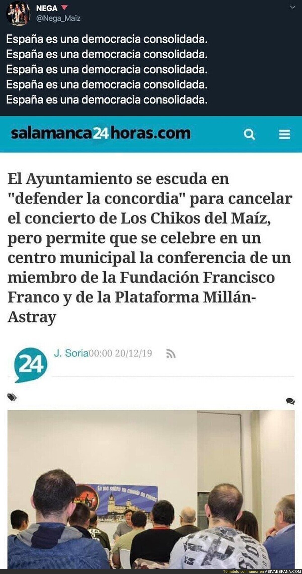Lo permitido y lo no permitido en la España democrática