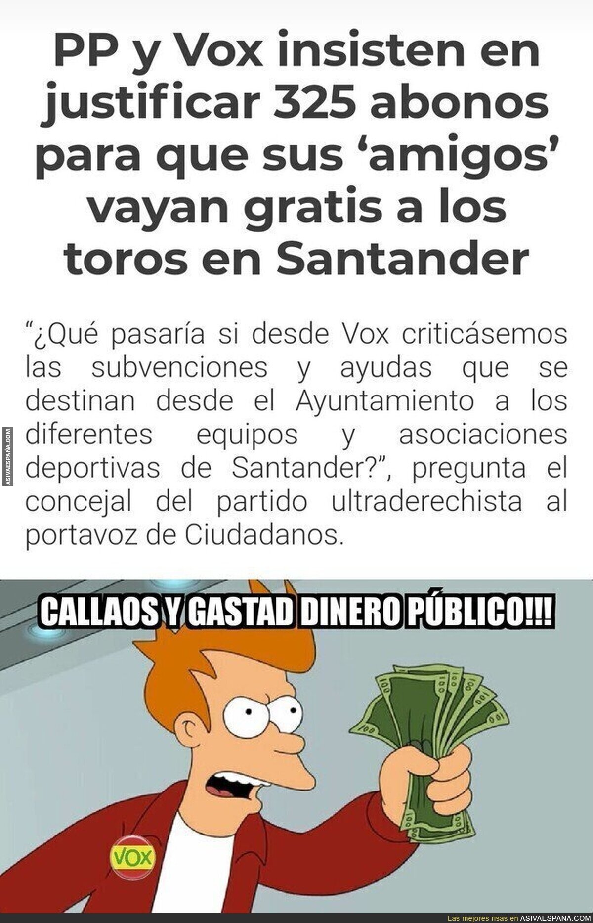 No para cultura, sí para tortura