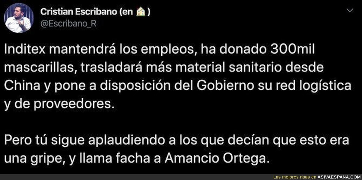 Amancio Ortega siempre está cuando más se le necesita