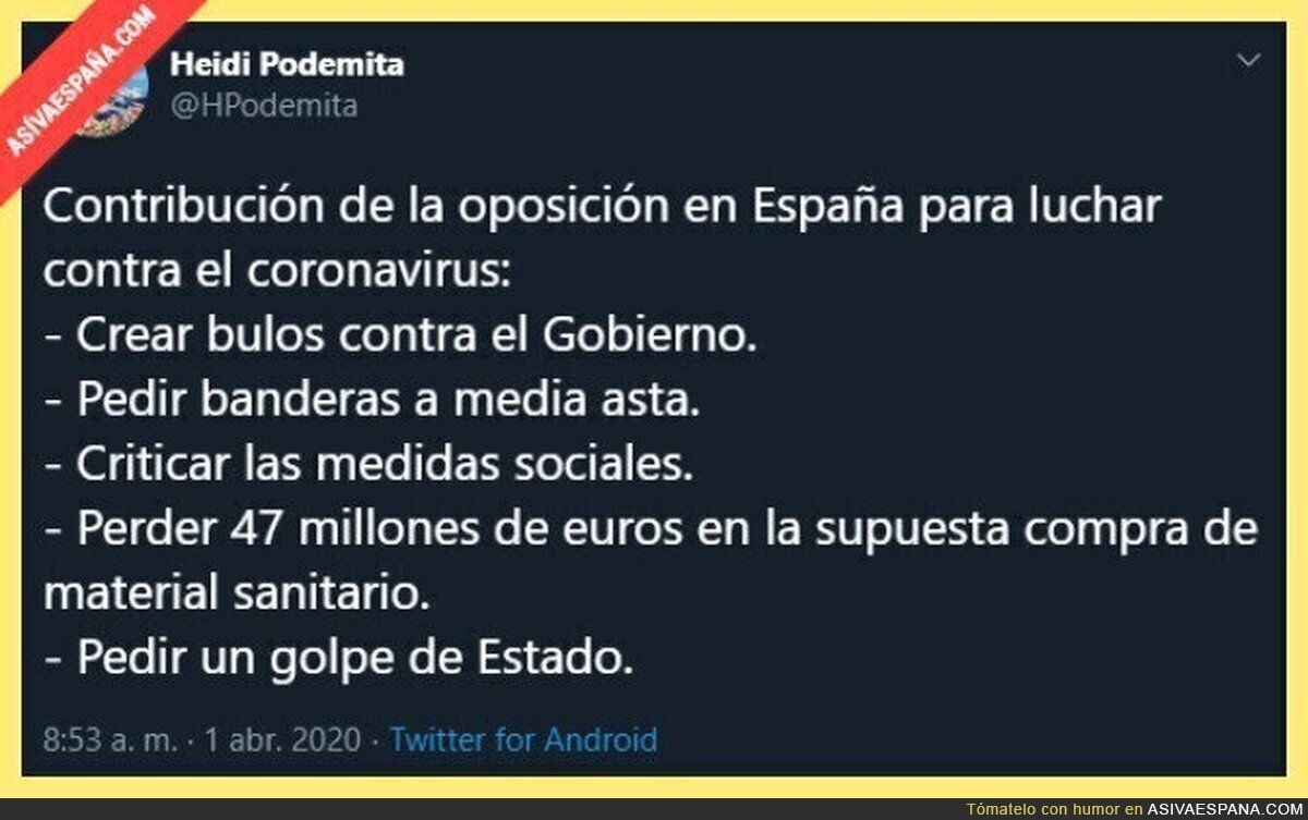 La contribucion de la derecha