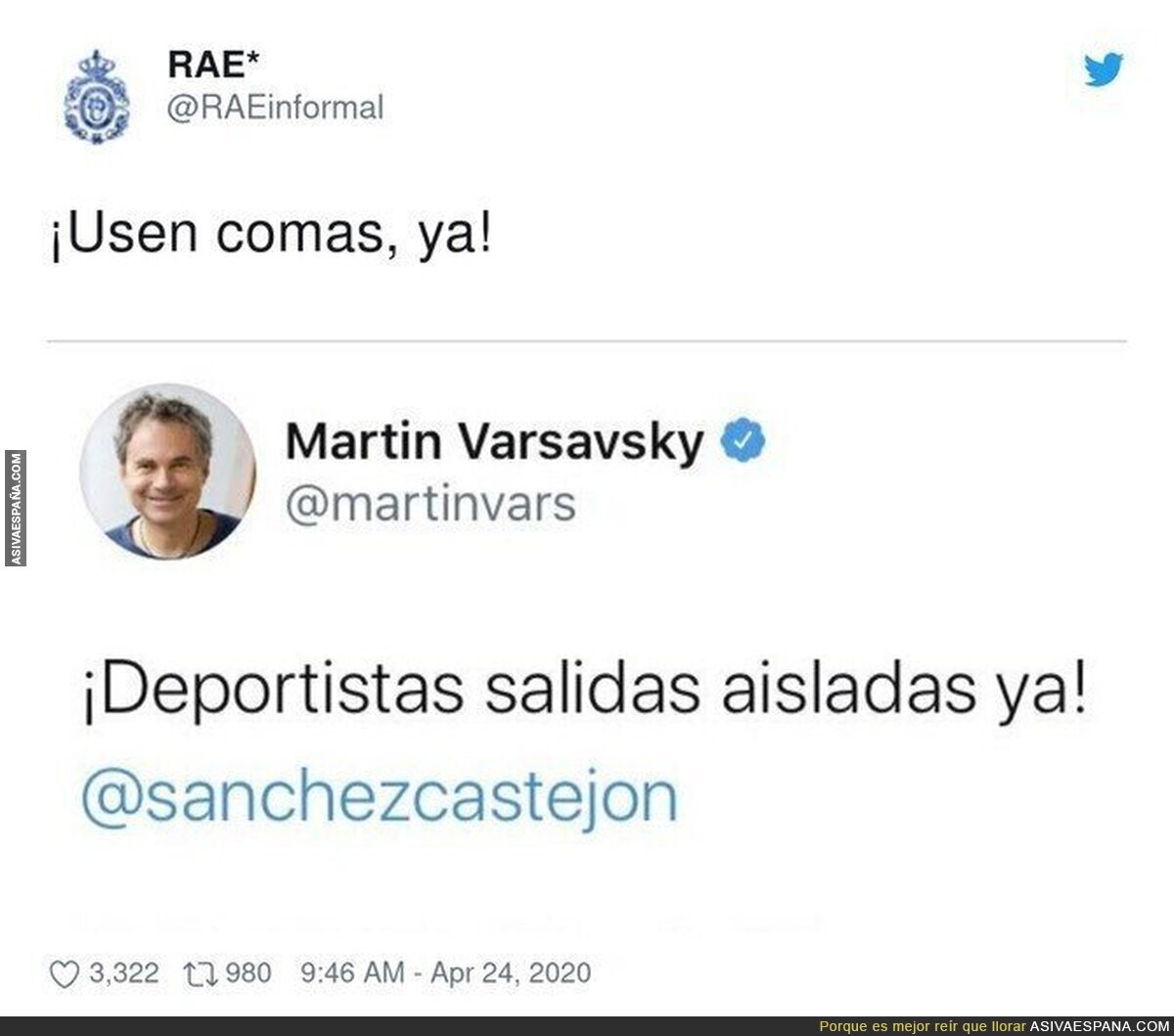 No dan una