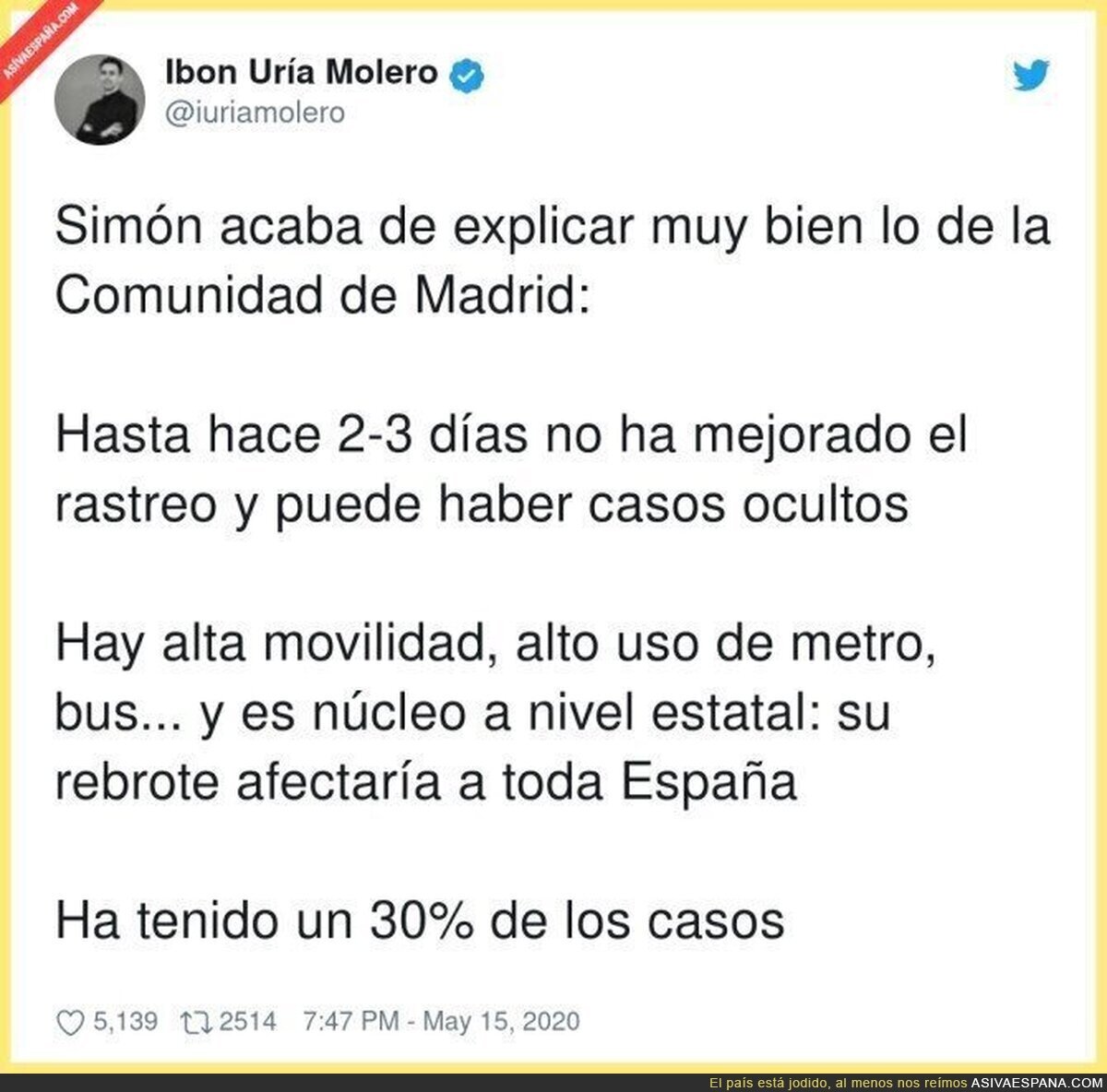 Fernando Simón es un hombre muy sensato