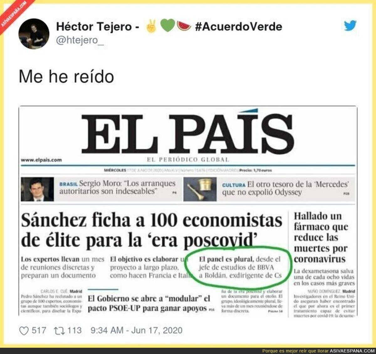 Se nota la pluralidad, claro