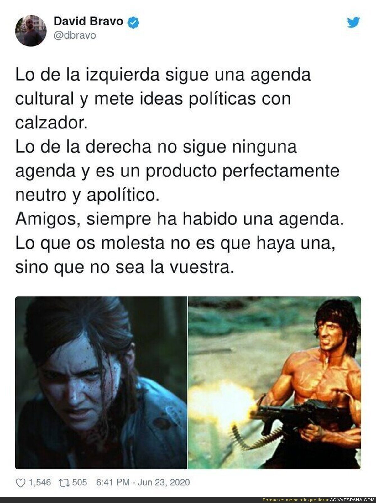 El doble rasero para que no ofende a algunos sectores