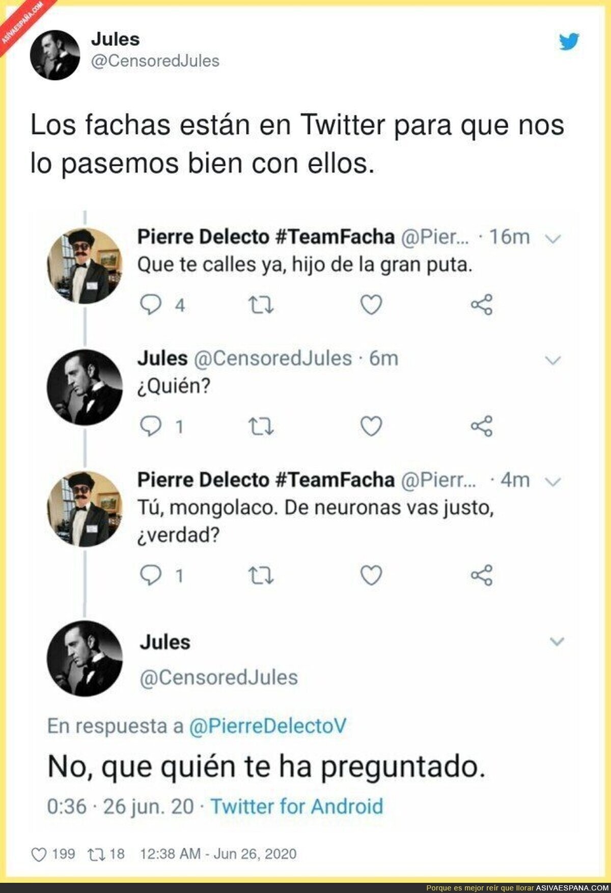 De neuronas va justito