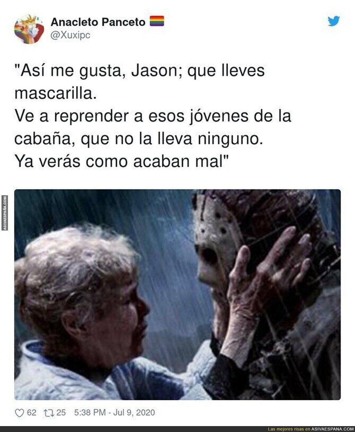 Jason dando ejemplo a los jóvenes