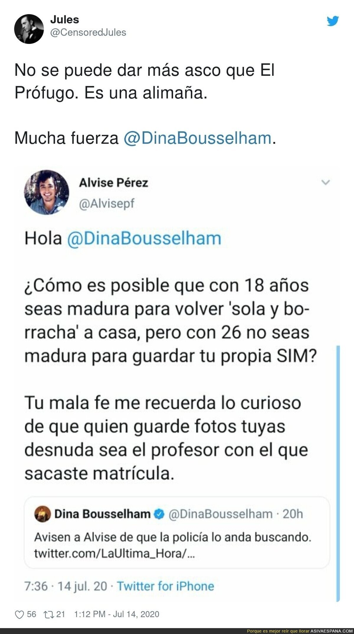 ¿Cómo se permiten estos comentarios de Alpiste?