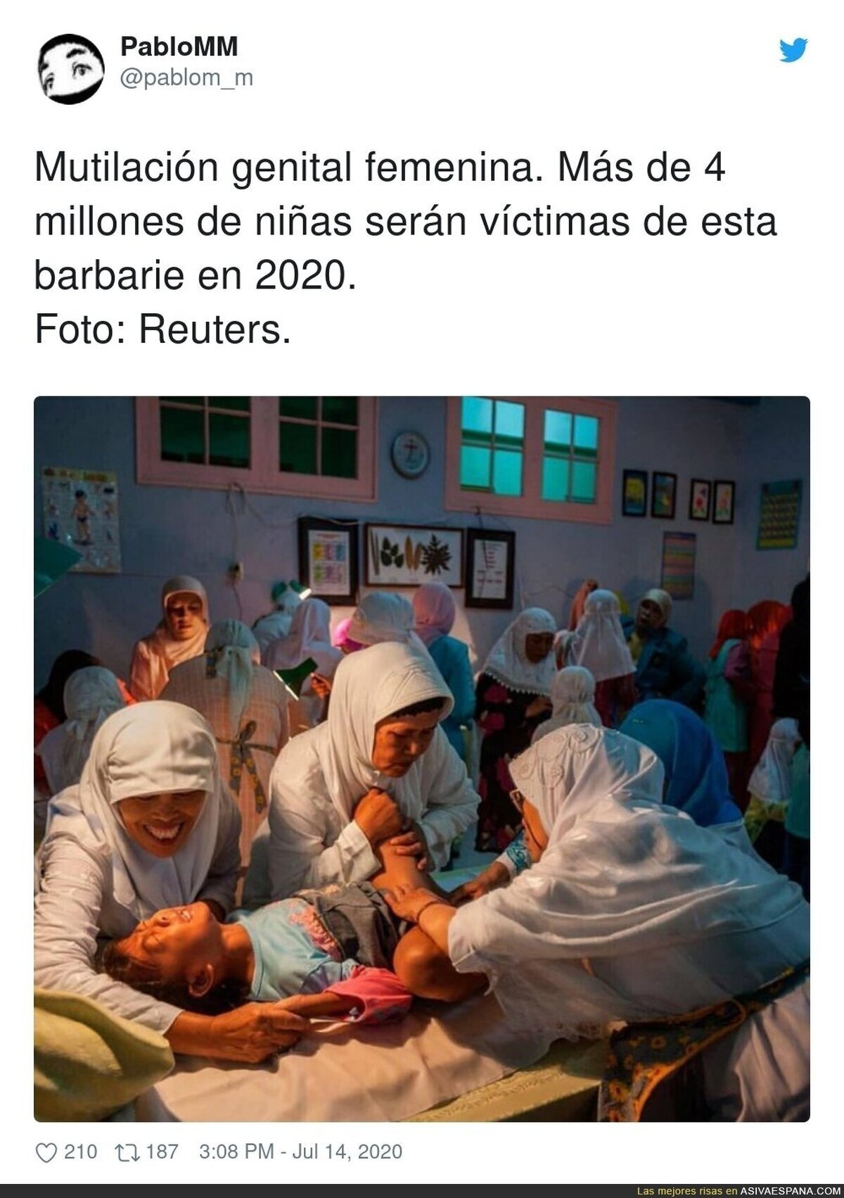 Terrible la imagen que se sigue produciendo