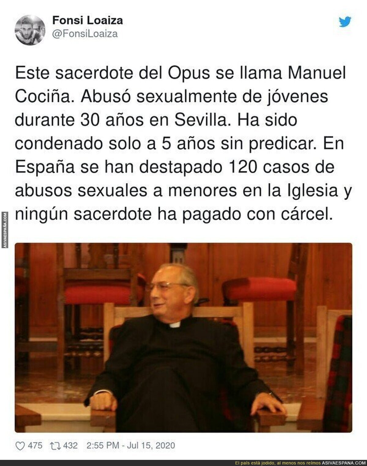 Siguen los problemas en la iglesia