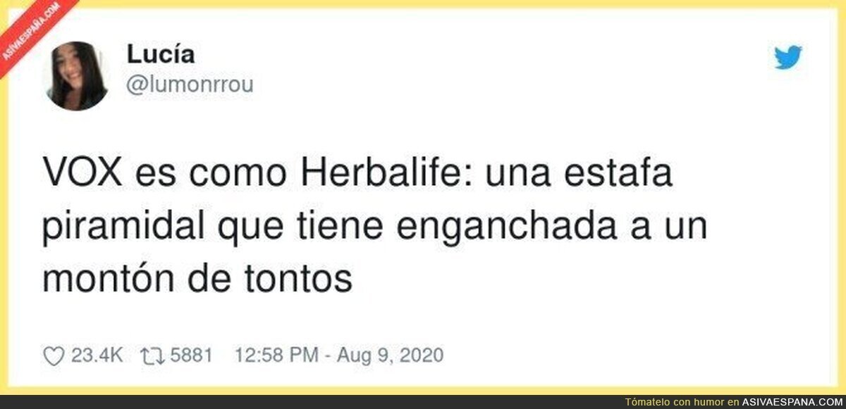 No se puede definir mejor a VOX