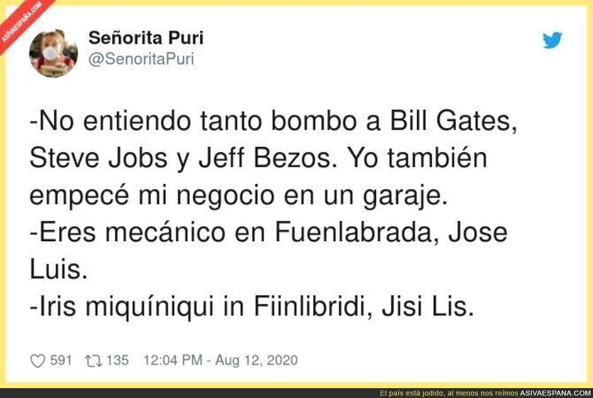 Mi amiga Yolanda me acaba de mandar por whatsapp este tuit pero en formato texto (no captura de pantalla, no), SIN…  , por @SenoritaPuri