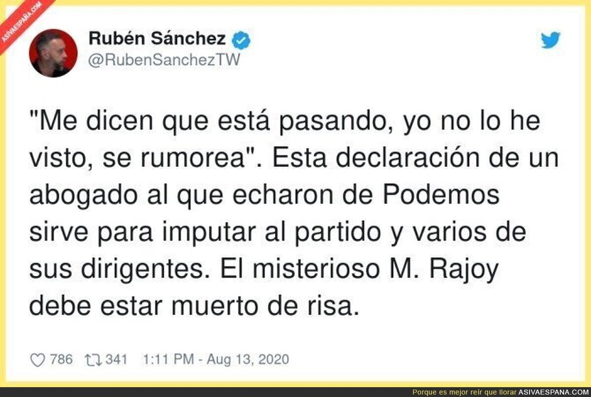 A cada minuto que pasa se cae por si solo este burdo montaje políticojudicial