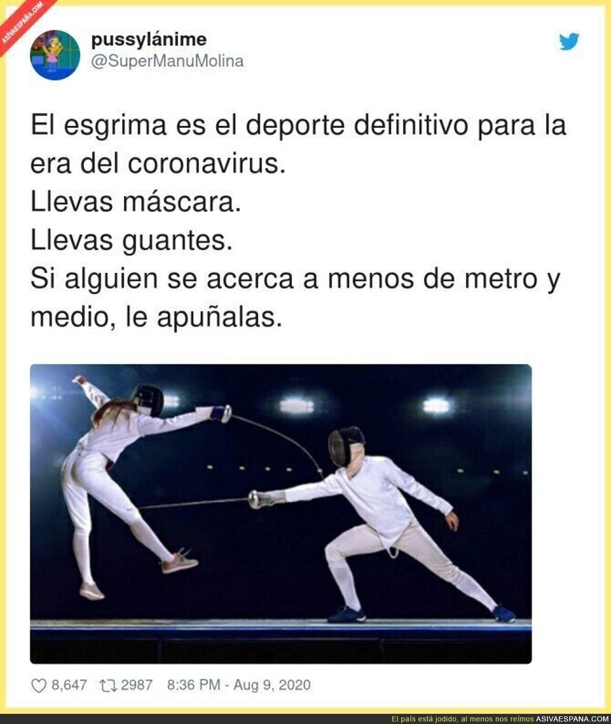 El deporte perfecto en época de coronavirus