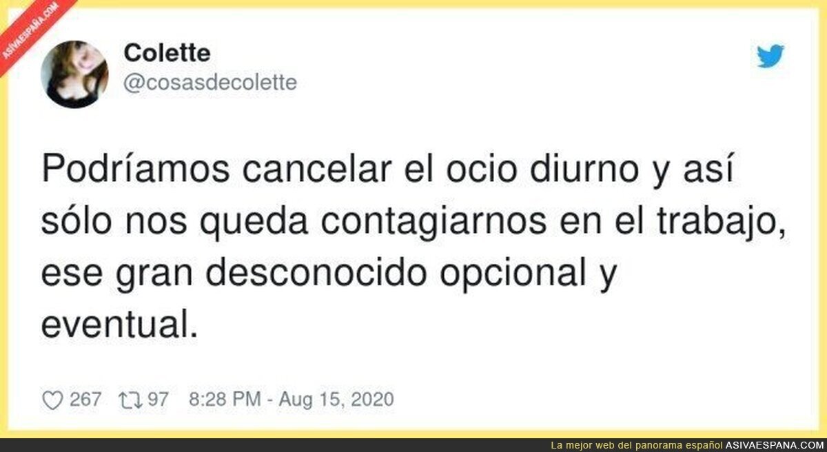 Que poco se habla de los contagios en el trabajo