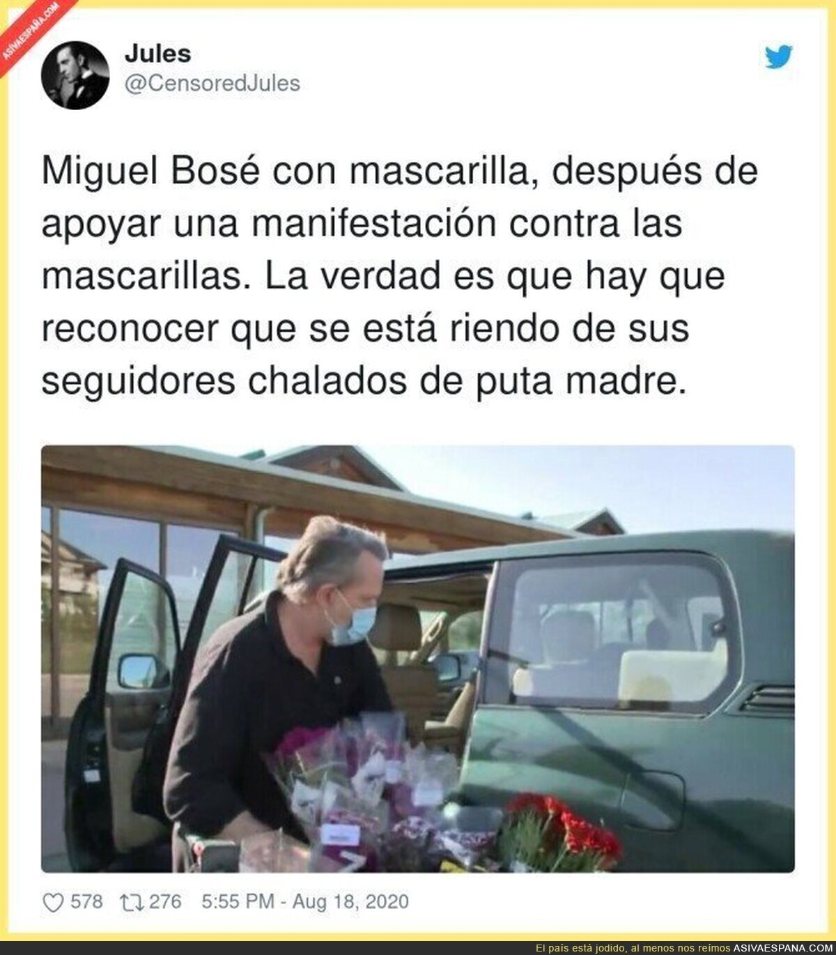 Es por la alergia a los microchips de las flores