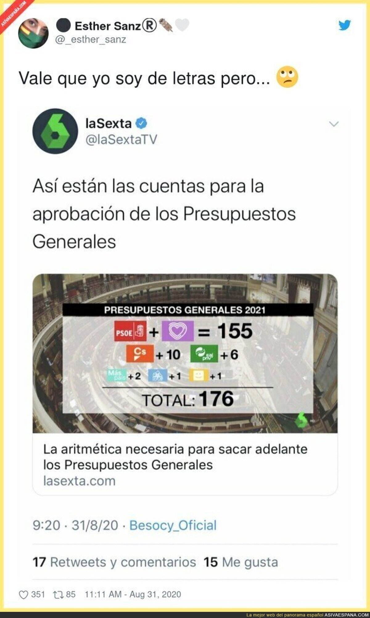 Haciendo sumas muy a la ligera