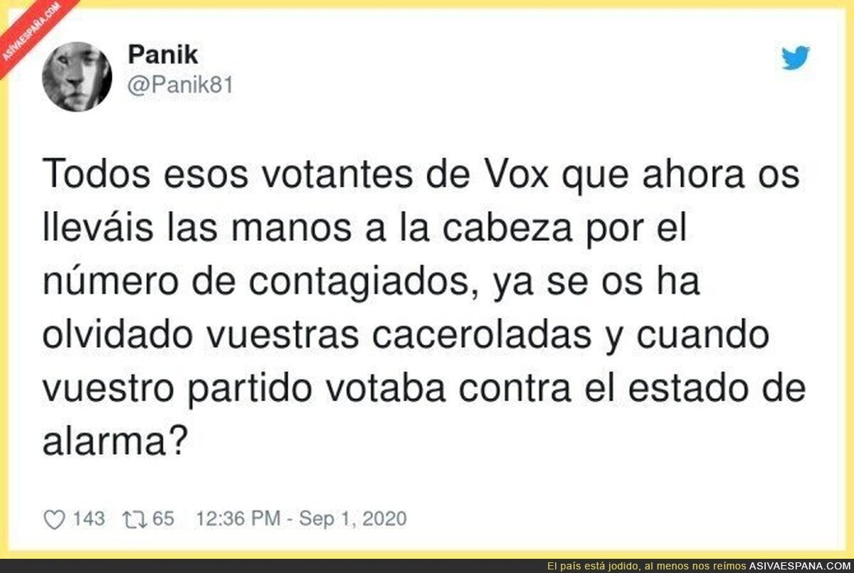 Cuando el COVID no existía según ellos