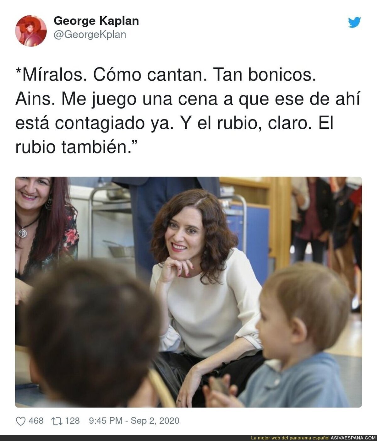 Isabel disfruta de lo lindo