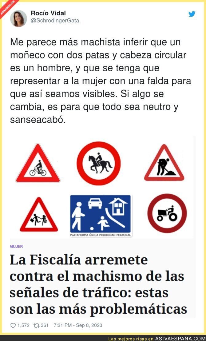 El Machismo En Las Senales De Trafico