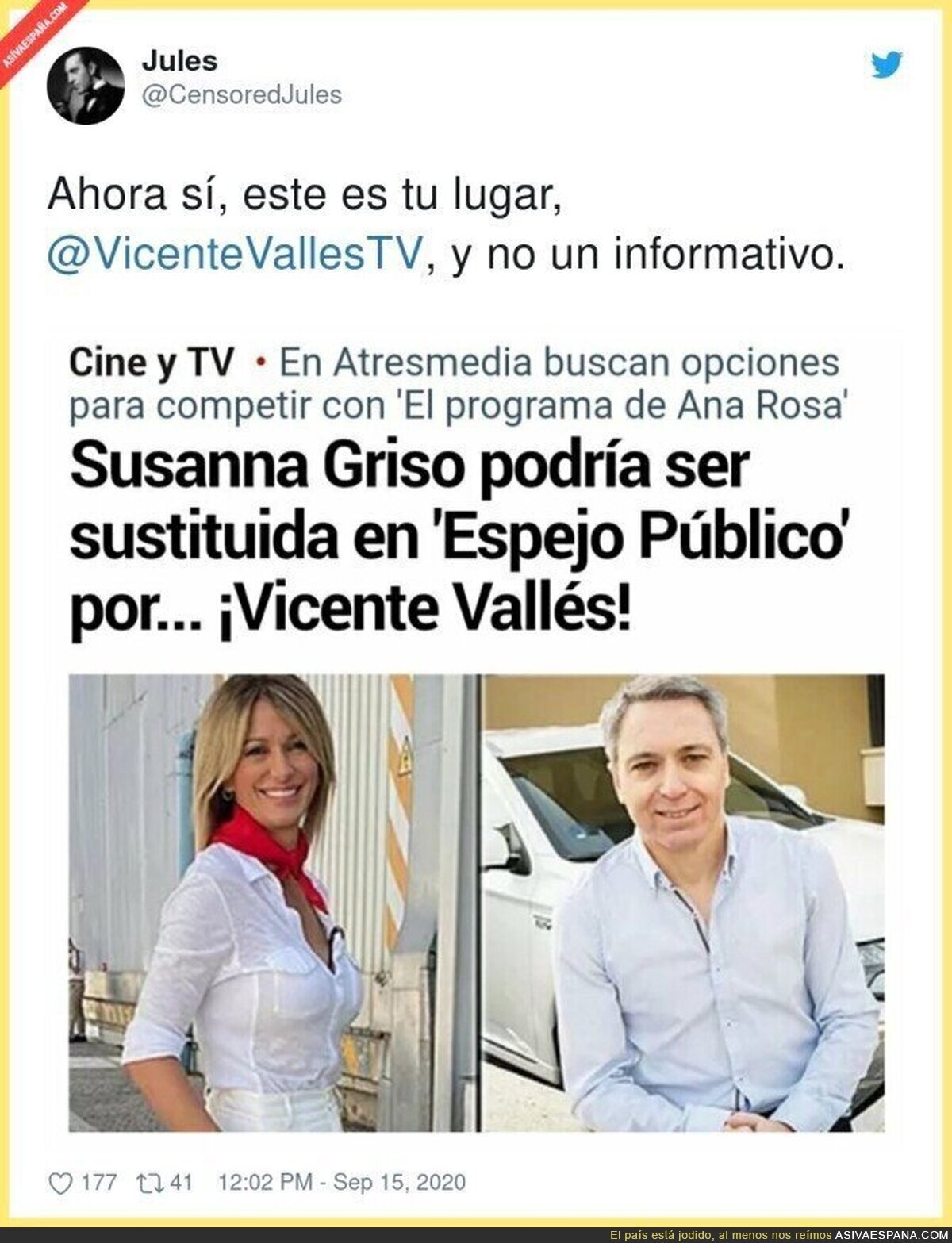 Ha llegado un punto que echo de menos a Teresa Campos y sus sketch con Rociíto