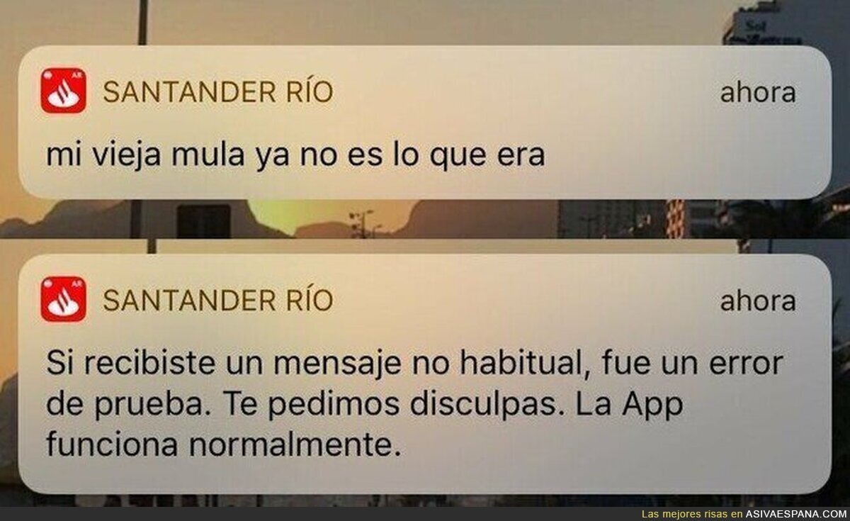 El Banco Santander está confuso
