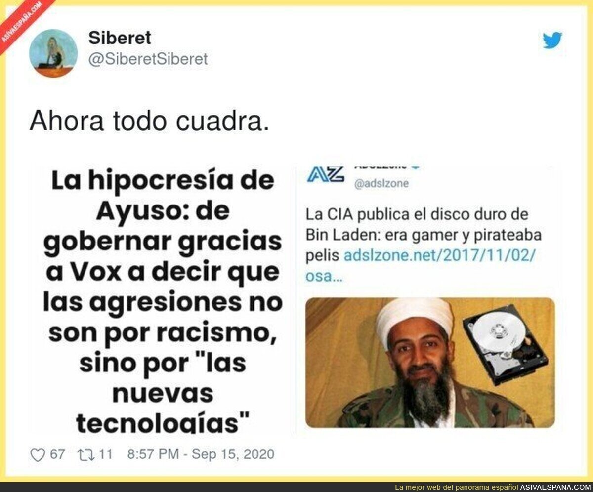 Bin Laden siempre campeaba