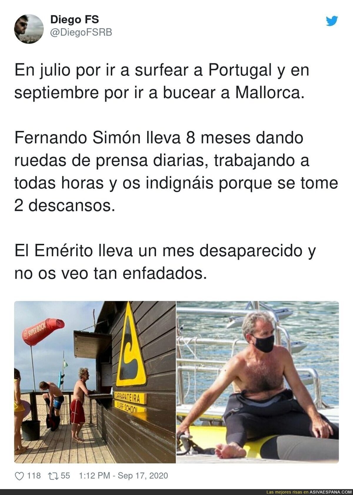 Hay que ser mala persona para criticar las vacaciones de un trabajador